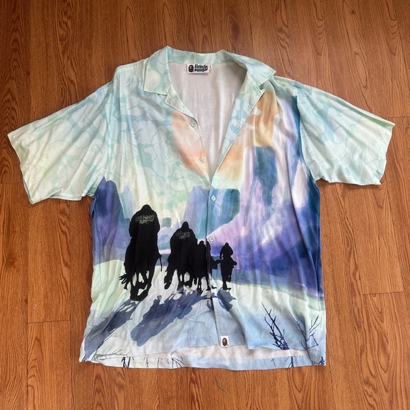 A Bathing Ape Button Down Shirt - Picture 1 of 5